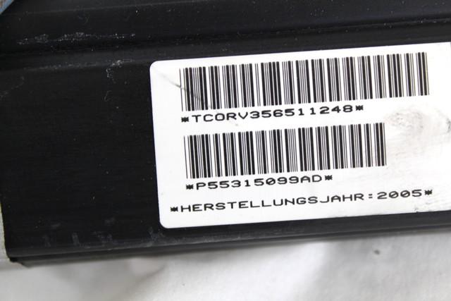 ZRACNA BLAZINA GLAVA LEVA OEM N. 55315099AD ORIGINAL REZERVNI DEL JEEP CHEROKEE MK3 R KJ (2005 - 2008) DIESEL LETNIK 2006