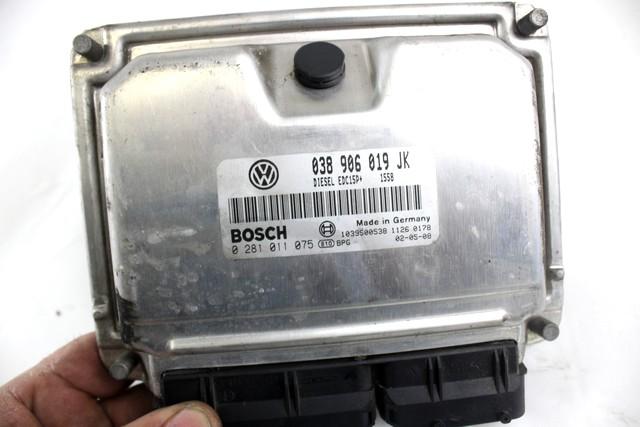 OSNOVNA KRMILNA ENOTA DDE / MODUL ZA VBRIZGAVANJE OEM N. 16105 KIT ACCENSIONE AVVIAMENTO ORIGINAL REZERVNI DEL VOLKSWAGEN POLO 9N (10/2001 - 2005) DIESEL LETNIK 2002