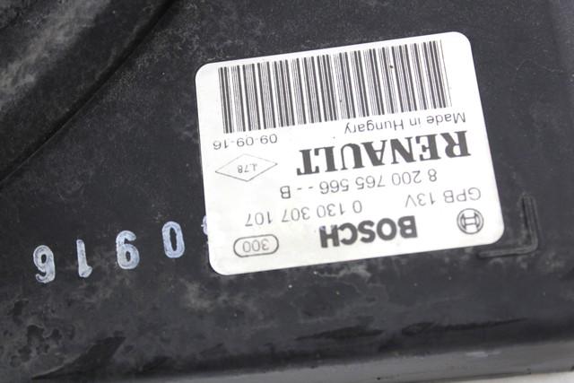 VENTILATOR HLADILNIKA OEM N. 8200765556 ORIGINAL REZERVNI DEL DACIA SANDERO MK1 (2008 - 2012) BENZINA/GPL LETNIK 2009