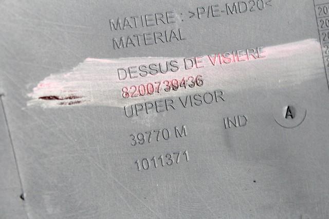 ARMATURNA PLO?CA OEM N. 8200739436 ORIGINAL REZERVNI DEL DACIA SANDERO MK1 (2008 - 2012) BENZINA/GPL LETNIK 2009