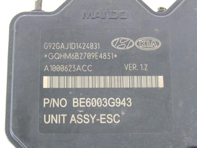 ABS AGREGAT S PUMPO OEM N. 58920-1W570 ORIGINAL REZERVNI DEL KIA RIO UB MK3 (2011 - 2017)BENZINA LETNIK 2016