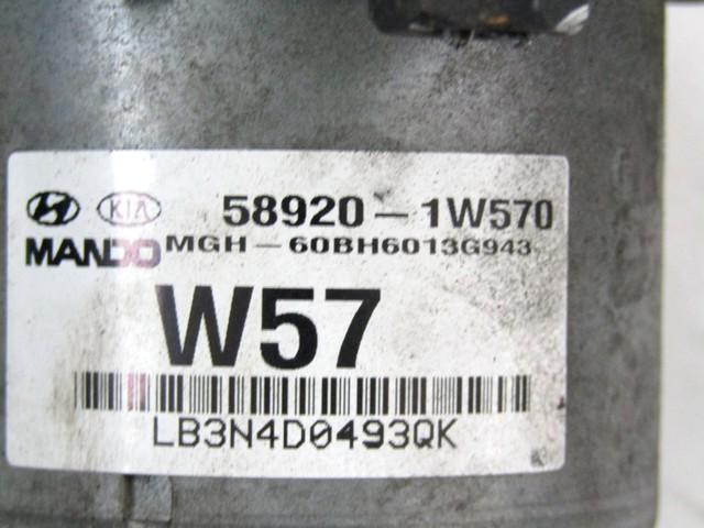 ABS AGREGAT S PUMPO OEM N. 58920-1W570 ORIGINAL REZERVNI DEL KIA RIO UB MK3 (2011 - 2017)BENZINA LETNIK 2016