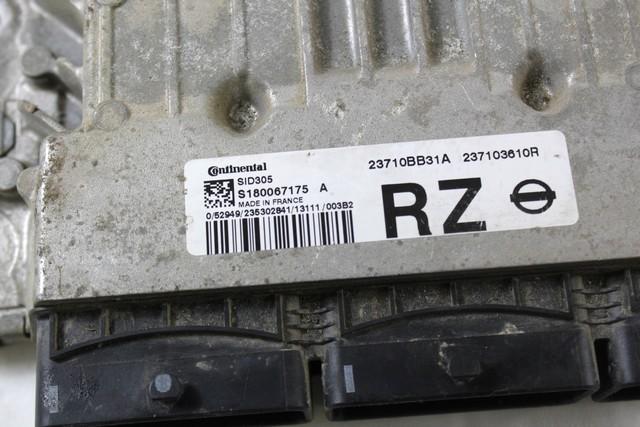 KOMPLET ODKLEPANJE IN VZIG  OEM N. 11136 KIT ACCENSIONE AVVIAMENTO ORIGINAL REZERVNI DEL NISSAN QASHQAI J10E (03/2010 - 2013) DIESEL LETNIK 2013