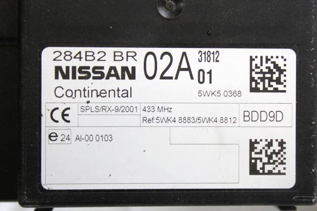 KOMPLET ODKLEPANJE IN VZIG  OEM N. 11136 KIT ACCENSIONE AVVIAMENTO ORIGINAL REZERVNI DEL NISSAN QASHQAI J10E (03/2010 - 2013) DIESEL LETNIK 2013