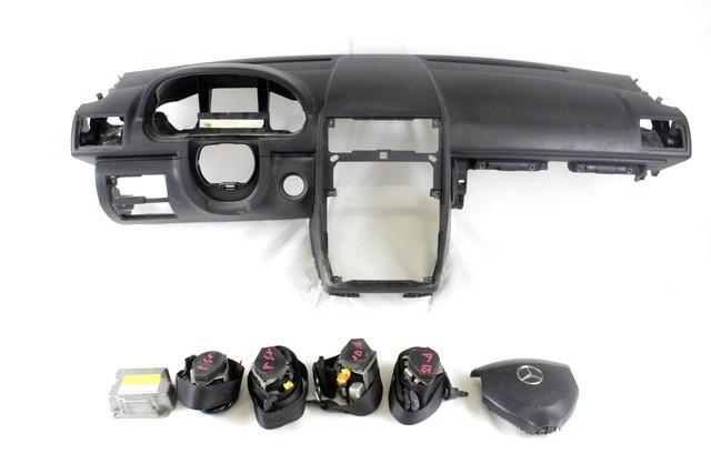 KIT AIRBAG KOMPLET OEM N. 18263 KIT AIRBAG COMPLETO ORIGINAL REZERVNI DEL MERCEDES CLASSE A W169 5P C169 3P (2004 - 04/2008) DIESEL LETNIK 2006