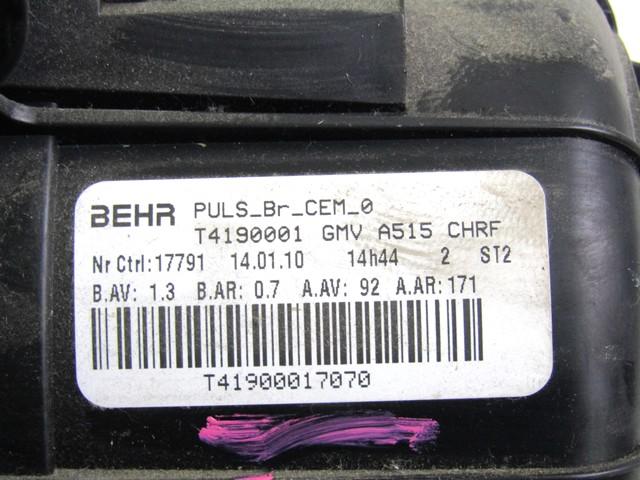 VENTILATOR  KABINE  OEM N. 6441CR ORIGINAL REZERVNI DEL CITROEN C3 MK2 SC (2009 - 2016) BENZINA/GPL LETNIK 2010