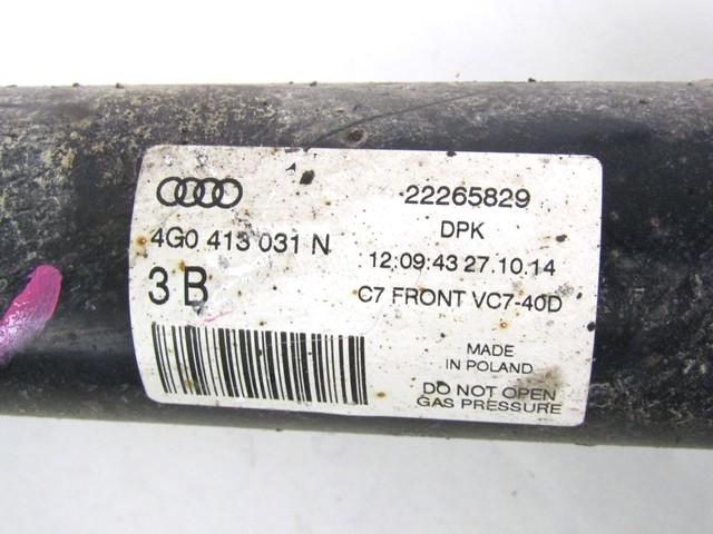 SPREDNJI LEVI AMORTIZER OEM N. 4G0413031N ORIGINAL REZERVNI DEL AUDI A6 C7 BER/SW/ALLROAD (2011 - 2018)DIESEL LETNIK 2014