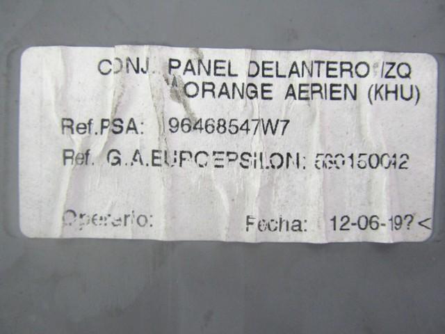 NOTRANJA OBLOGA SPREDNJIH VRAT OEM N. PNASTCTC3PLUMK1CB2P ORIGINAL REZERVNI DEL CITROEN C3 / PLURIEL MK1 (2002 - 09/2005) BENZINA LETNIK 2004