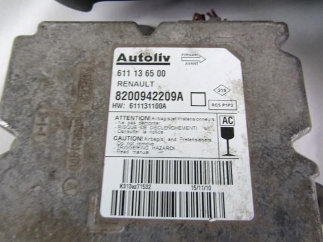 KIT AIRBAG KOMPLET OEM N. 33279 KIT AIRBAG COMPLETO ORIGINAL REZERVNI DEL RENAULT MASTER JV FV EV HV UV MK3 (DAL 2010)DIESEL LETNIK 2011