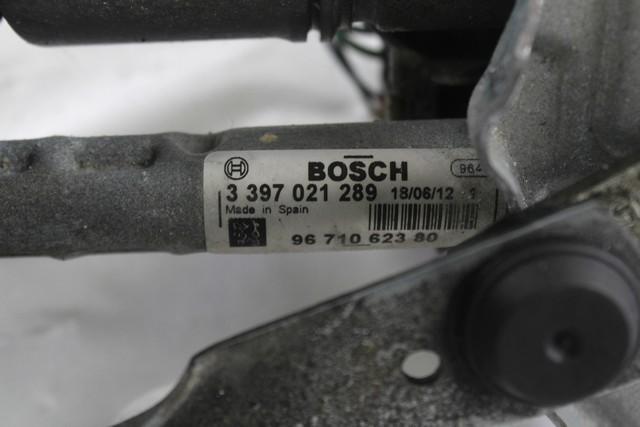 MOTORCEK PREDNJIH BRISALCEV OEM N. 9671062380 ORIGINAL REZERVNI DEL PEUGEOT 5008 0U 0E MK1 (2009 - 2013) DIESEL LETNIK 2012