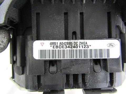 KIT AIRBAG KOMPLET OEM N. 18378 KIT AIRBAG COMPLETO ORIGINAL REZERVNI DEL FORD FOCUS DA HCP DP MK2 BER/SW (2005 - 2008) DIESEL LETNIK 2005