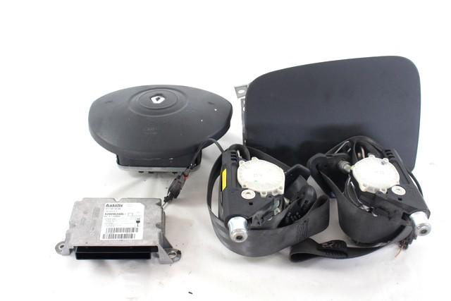 KIT AIRBAG KOMPLET OEM N. 34774 KIT AIRBAG COMPLETO ORIGINAL REZERVNI DEL RENAULT CLIO BR0//1 CR0/1 KR0/1 MK3 R (05/2009 - 2013) DIESEL LETNIK 2011