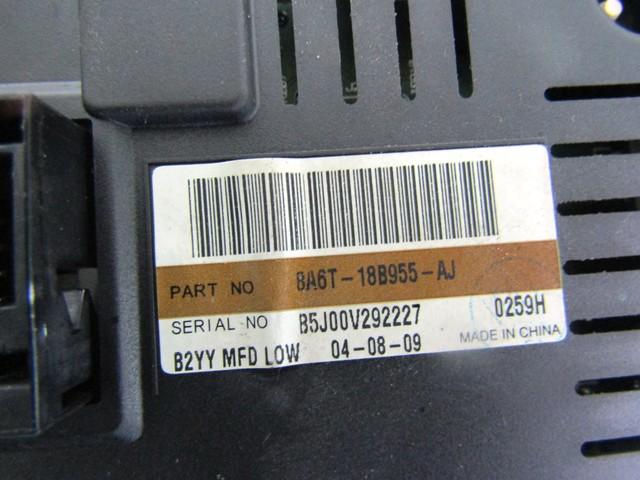 POTOVALNI RACUNALNIK OEM N. 8A6T-18B955-AJ ORIGINAL REZERVNI DEL FORD FIESTA CB1 CNN MK6 (09/2008 - 11/2012) BENZINA/GPL LETNIK 2009