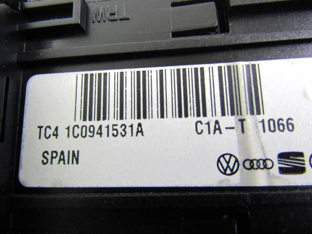 GLAVNO STIKALO LUCI OEM N. 1C0941531A ORIGINAL REZERVNI DEL VOLKSWAGEN NEW BEETLE 9C1 1C1 1Y7 (1999 - 2006) DIESEL LETNIK 2004