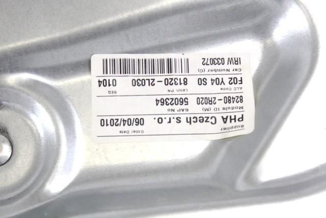 MEHANIZEM DVIGA SPREDNJIH STEKEL  OEM N. 28583 SISTEMA ALZACRISTALLO PORTA ANTERIORE ELETTR ORIGINAL REZERVNI DEL HYUNDAI I30 FD MK1 (2007 - 2011)DIESEL LETNIK 2010