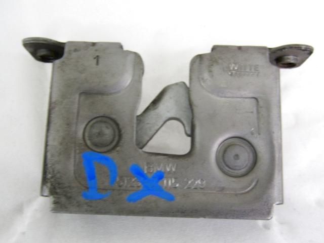 ZAKLEP POKROVA MOTORJA  OEM N. 51237115229 ORIGINAL REZERVNI DEL BMW SERIE 3 BER/SW/COUPE/CABRIO E90/E91/E92/E93 (2005 -2009) DIESEL LETNIK 2006