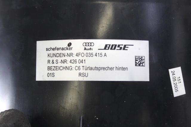 ZVOCNIKI OEM N. 4F0035415A ORIGINAL REZERVNI DEL AUDI A6 C6 4F2 4FH 4F5 BER/SW/ALLROAD (07/2004 - 10/2008) DIESEL LETNIK 2005