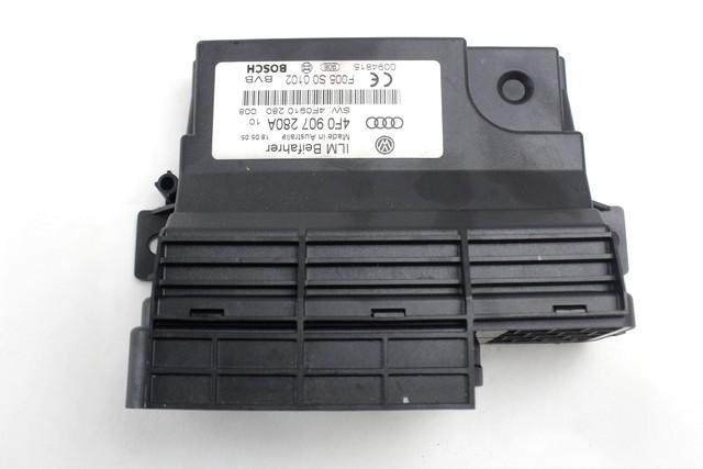 RACUNALNIK MOTORJA/REM OEM N. 4F0907280A ORIGINAL REZERVNI DEL AUDI A6 C6 4F2 4FH 4F5 BER/SW/ALLROAD (07/2004 - 10/2008) DIESEL LETNIK 2005