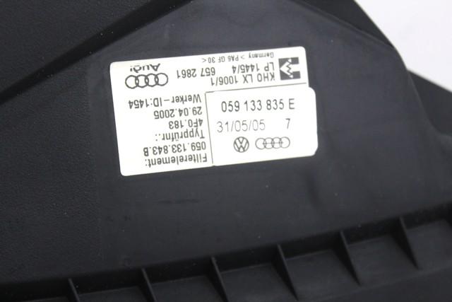 FILTAR ZRAKA OEM N. 059133835E ORIGINAL REZERVNI DEL AUDI A6 C6 4F2 4FH 4F5 BER/SW/ALLROAD (07/2004 - 10/2008) DIESEL LETNIK 2005