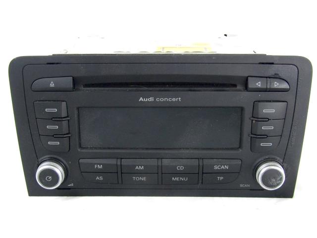 RADIO CD / OJACEVALNIK / IMETNIK HIFI OEM N. 8P0035186AB ORIGINAL REZERVNI DEL AUDI A3 MK2R 8P 8PA 8P1 8P7 (2008 - 2012)DIESEL LETNIK 2011