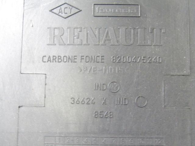 ARMATURNA PLO?CA OEM N. 8200475240 ORIGINAL REZERVNI DEL RENAULT CLIO BR0//1 CR0/1 KR0/1 MK3 R (05/2009 - 2013) BENZINA/GPL LETNIK 2011