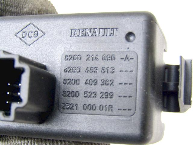 STIKALO VARNOSTNIH ZMIGAVCEV  OEM N. 8200214896 ORIGINAL REZERVNI DEL RENAULT CLIO BR0//1 CR0/1 KR0/1 MK3 R (05/2009 - 2013) BENZINA/GPL LETNIK 2011