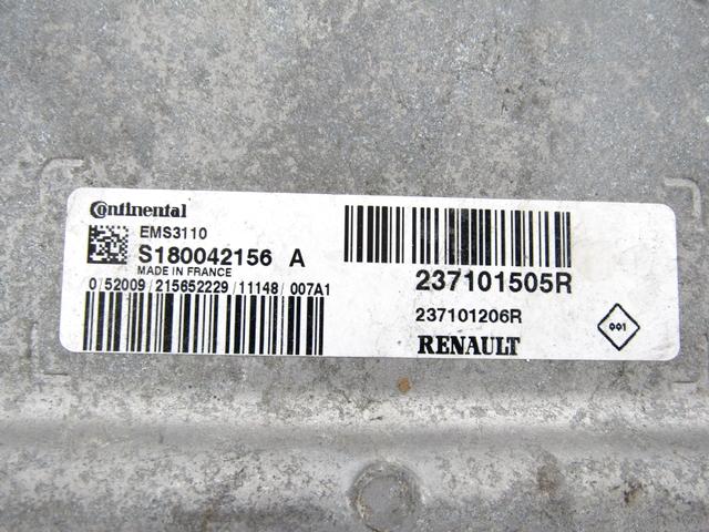 KOMPLET ODKLEPANJE IN VZIG  OEM N. 19045 KIT ACCENSIONE AVVIAMENTO ORIGINAL REZERVNI DEL RENAULT CLIO BR0//1 CR0/1 KR0/1 MK3 R (05/2009 - 2013) BENZINA/GPL LETNIK 2011