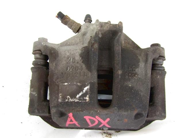 SPREDNJE DESNE ZAVORNE CELJUSTI  OEM N. 4400P1 ORIGINAL REZERVNI DEL PEUGEOT 206 / 206 CC 2A/C 2D 2E/K (1998 - 2003) DIESEL LETNIK 2002