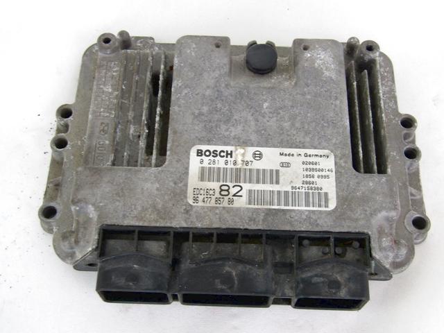 KOMPLET ODKLEPANJE IN VZIG  OEM N. 16678 KIT ACCENSIONE AVVIAMENTO ORIGINAL REZERVNI DEL PEUGEOT 206 / 206 CC 2A/C 2D 2E/K (1998 - 2003) DIESEL LETNIK 2002