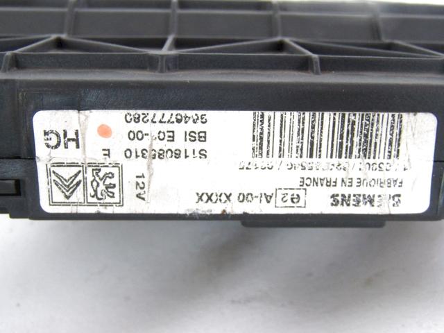 KOMPLET ODKLEPANJE IN VZIG  OEM N. 16678 KIT ACCENSIONE AVVIAMENTO ORIGINAL REZERVNI DEL PEUGEOT 206 / 206 CC 2A/C 2D 2E/K (1998 - 2003) DIESEL LETNIK 2002