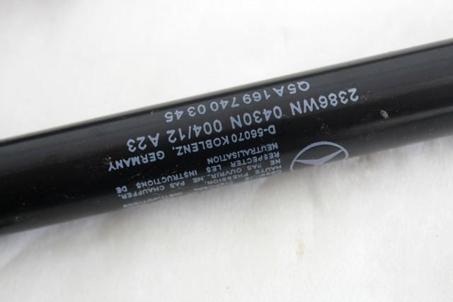 AMORTIZERJI PRTLJAZNIH VRAT  OEM N. 31059 PISTONCINI / ASTA COFANO POSTERIORE ORIGINAL REZERVNI DEL MERCEDES CLASSE A W169 5P C169 3P R (05/2008 - 2012) BENZINA LETNIK 2012