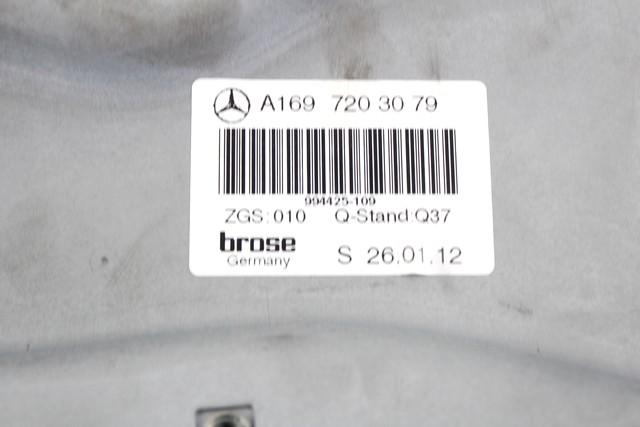 MEHANIZEM DVIGA SPREDNJIH STEKEL  OEM N. 31059 SISTEMA ALZACRISTALLO PORTA ANTERIORE ELETTR ORIGINAL REZERVNI DEL MERCEDES CLASSE A W169 5P C169 3P R (05/2008 - 2012) BENZINA LETNIK 2012