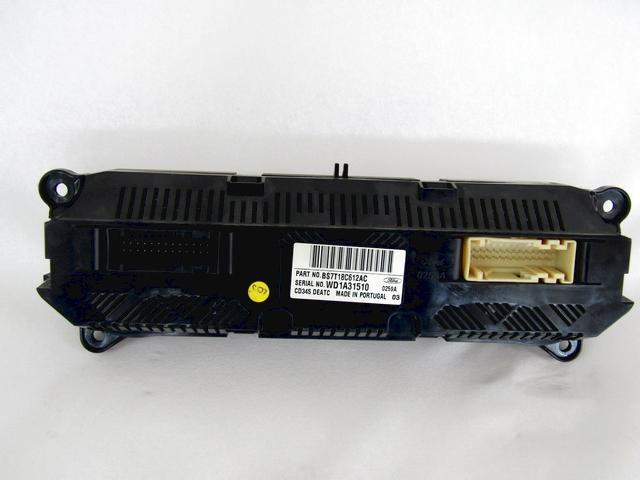 KONTROLNA ENOTA KLIMATSKE NAPRAVE / AVTOMATSKA KLIMATSKA NAPRAVA OEM N. BS7T18C612AC ORIGINAL REZERVNI DEL FORD MONDEO BA7 MK3 R BER/SW (2010 - 2014) DIESEL LETNIK 2011