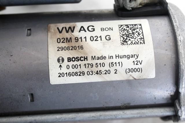 ZAGANJAC MOTORJA  OEM N. 02M911021G ORIGINAL REZERVNI DEL SKODA FABIA MK3 NJ3 NJ5 (2014 - 2021)BENZINA LETNIK 2016