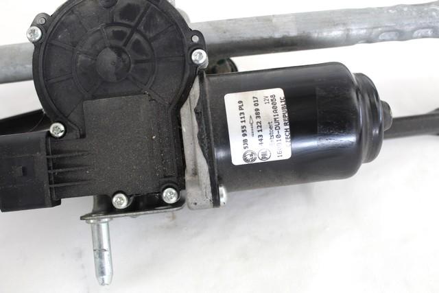 MOTORCEK PREDNJIH BRISALCEV OEM N. 5J8955113 ORIGINAL REZERVNI DEL SKODA FABIA MK3 NJ3 NJ5 (2014 - 2021)BENZINA LETNIK 2016