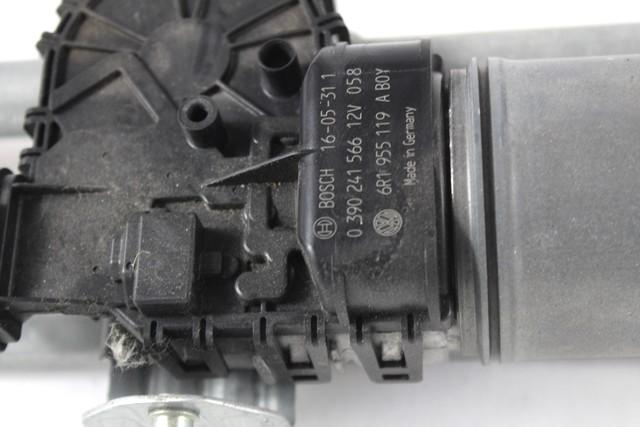 MOTORCEK PREDNJIH BRISALCEV OEM N. 6R1955119A ORIGINAL REZERVNI DEL VOLKSWAGEN POLO 6R1 6C1 R (02/2014 - 2017) BENZINA LETNIK 2016