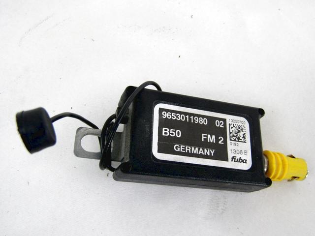 OJACEVALEC / ANTENA OEM N. 9653011980 ORIGINAL REZERVNI DEL CITROEN C4 MK1 / COUPE L LC (2004 - 08/2009) DIESEL LETNIK 2006