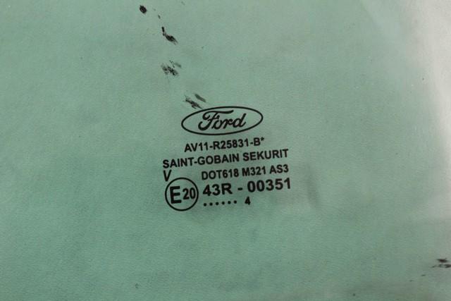 FIKSNO LEVO STEKLO OEM N. AV11-R25831-B ORIGINAL REZERVNI DEL FORD BMAX JK (2012 - 2018)DIESEL LETNIK 2014