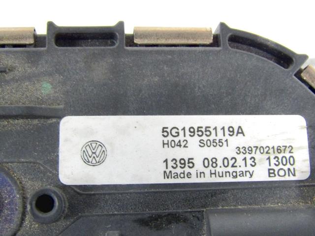 MOTORCEK PREDNJIH BRISALCEV OEM N. 5G1955023C ORIGINAL REZERVNI DEL VOLKSWAGEN GOLF VII 5G1 BQ1 BE1 BE2 BA5 BV5 MK7 (2012 - 2017)DIESEL LETNIK 2013