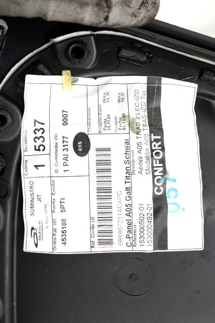 VRATNI PANEL OEM N. PNPSTVWPOLO6R1BR5P ORIGINAL REZERVNI DEL VOLKSWAGEN POLO 6R1 6C1 (06/2009 - 02/2014) DIESEL LETNIK 2009