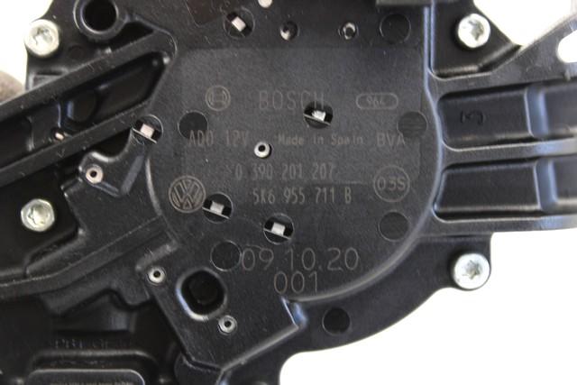 MOTORCEK ZADNJEGA BRISALCA OEM N. 5K6955711B ORIGINAL REZERVNI DEL VOLKSWAGEN POLO 6R1 6C1 (06/2009 - 02/2014) DIESEL LETNIK 2009