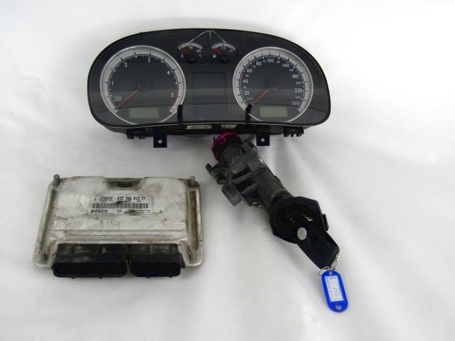 KOMPLET ODKLEPANJE IN VZIG  OEM N. 15458 KIT ACCENSIONE AVVIAMENTO ORIGINAL REZERVNI DEL VOLKSWAGEN GOLF IV 1J1 1E7 1J5 MK4 BER/SW (1998 - 2004) DIESEL LETNIK 2002