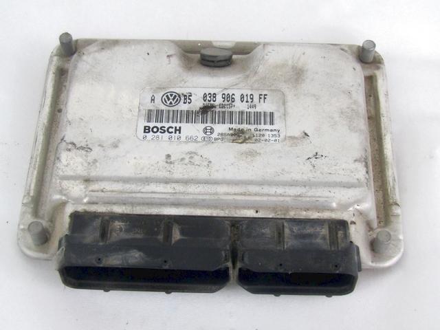 KOMPLET ODKLEPANJE IN VZIG  OEM N. 15458 KIT ACCENSIONE AVVIAMENTO ORIGINAL REZERVNI DEL VOLKSWAGEN GOLF IV 1J1 1E7 1J5 MK4 BER/SW (1998 - 2004) DIESEL LETNIK 2002