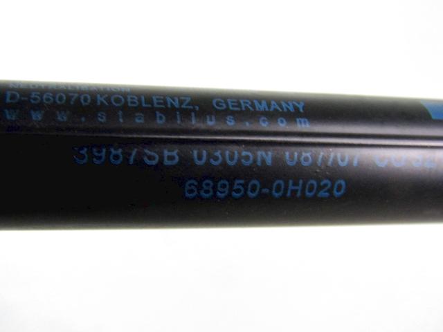 AMORTIZERJI PRTLJAZNIH VRAT  OEM N. 68950-0H020 ORIGINAL REZERVNI DEL PEUGEOT 107 PM PN (2005 - 2014) BENZINA LETNIK 2007