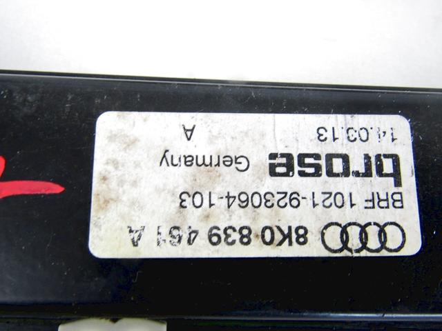 MEHANIZEM DVIGA ZADNJIH STEKEL  OEM N. 15997 SISTEMA ALZACRISTALLO PORTA POSTERIORE ELETT ORIGINAL REZERVNI DEL AUDI A4 B8 8KH ALLROAD  (2009 - 2016)DIESEL LETNIK 2013