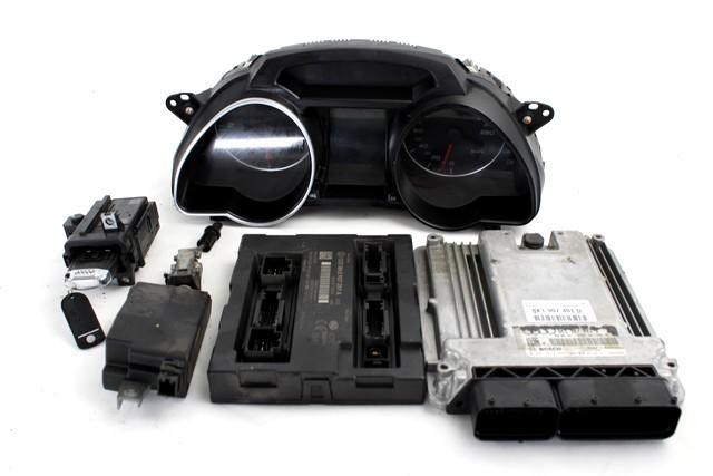 KOMPLET ODKLEPANJE IN VZIG  OEM N. 22550 KIT ACCENSIONE AVVIAMENTO ORIGINAL REZERVNI DEL AUDI A5 8T COUPE/5P (2007 - 2011) DIESEL LETNIK 2008