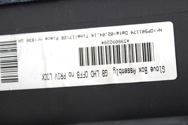 PREDAL ZA DOKUMENTE OEM N. 39809228 ORIGINAL REZERVNI DEL VOLVO V60 MK1 (2010 - 2018)DIESEL LETNIK 2014