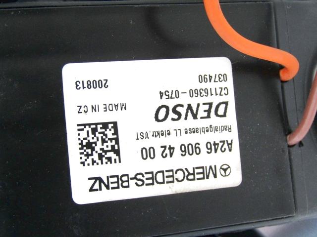 VENTILATOR  KABINE  OEM N. A2469064200 ORIGINAL REZERVNI DEL MERCEDES CLASSE B W246 (2011 - 2018)BENZINA LETNIK 2013