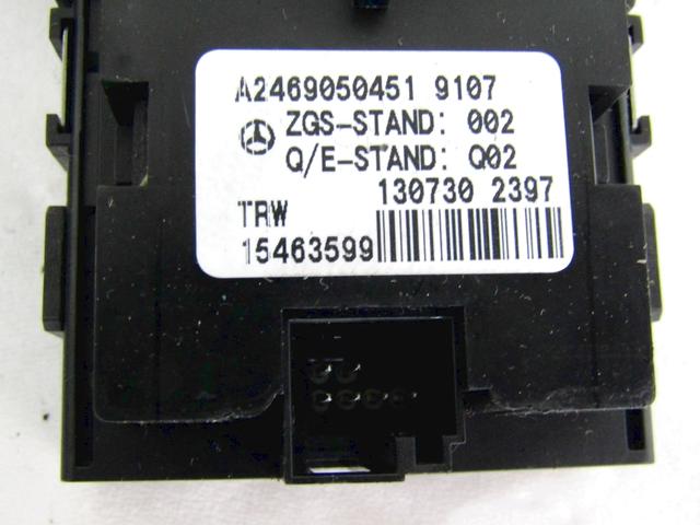 RAZLICNA STIKALA  OEM N. A2469050451 ORIGINAL REZERVNI DEL MERCEDES CLASSE B W246 (2011 - 2018)BENZINA LETNIK 2013