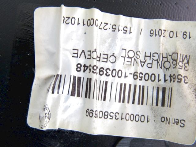 NOTRANJA OBLOGA SPREDNJIH VRAT OEM N. PNASTFTTIPO356BR4P ORIGINAL REZERVNI DEL FIAT TIPO 356-4P 357-5P 358-SW (2015 - 2020)DIESEL LETNIK 2016